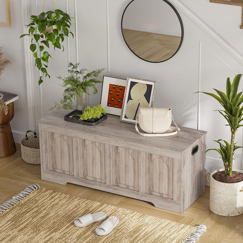 Coffre de rangement 47,2 po, Greige