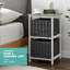Evantia Solid Wood 36cm W 2 - Drawer Chest of Drawers