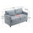 Demandrea Upholstered 52.36'' Loveseat-1504229442