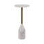 Table d'appoint en marbre 24 po Vanzella