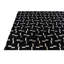 Tapis noir Juliana