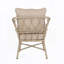 Fauteuil de patio avec coussin (ensemble de 2)