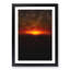 Striking Sunset Painting - Framed Print-56922758-56922759