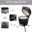 Dakota Fields 31.5cm W Kamado Charcoal Grill