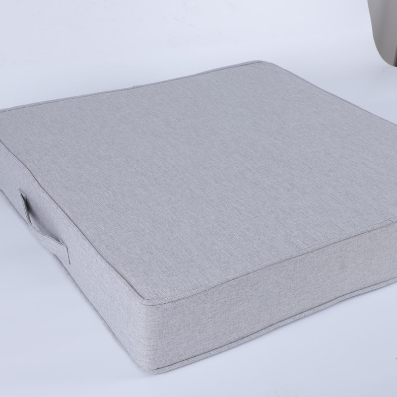 2-Piece Outdoor Deep Seat Cushion Set ( Cushion Only), Light Gray