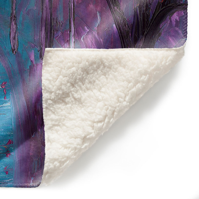 Couverture de sherpa soliliquy doux minuit, l 51 po x L 60 po