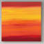 «Sunset Stripes Red Yellow» par Jurica, reproduction d'art sur toile tendue-26857447