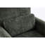 Fauteuil individuel orange et moderne, tissu respirant, construction facile à monter pour les petits espaces. Revêtement en tissu bouclé contemporain, siège en mousse moelleuse, contours carrés, idéal pour la lecture au salon.