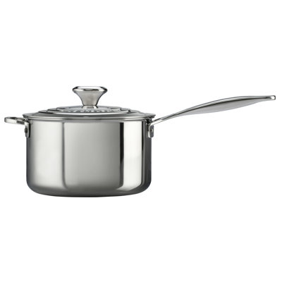 Le Creuset Stainless Steel Saucepan with Lid