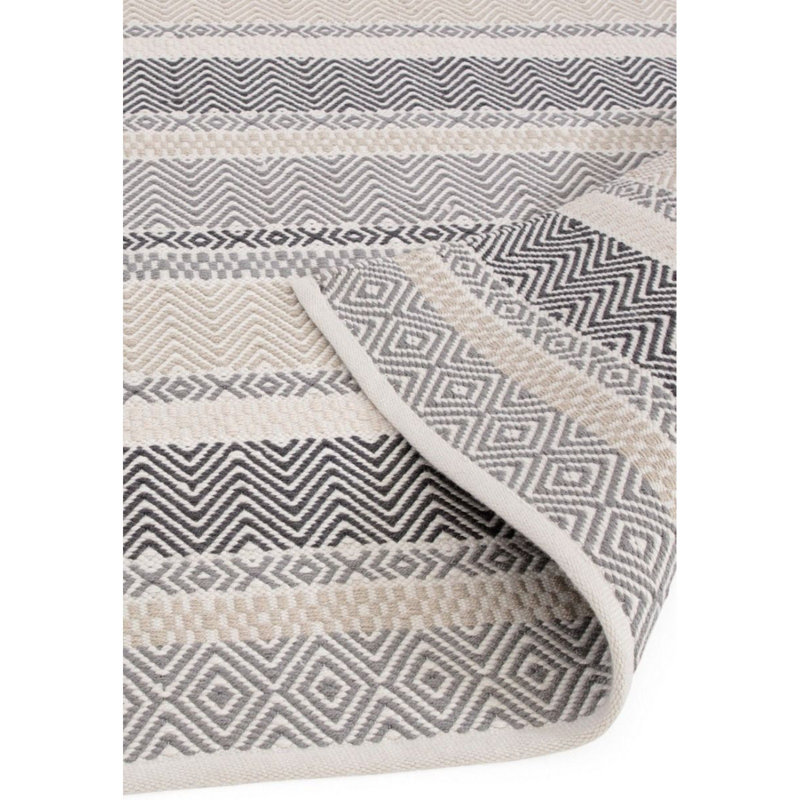 Gaidouras Rectangle Geometric Hand Knotted Flokati Indoor / Outdoor Area Rug, Rectangle 200 x 290cm