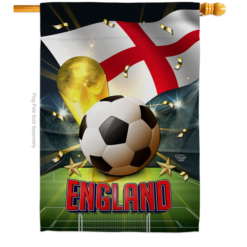 Javonta Double Sided Polyester Garden flag, 40" H x 28" W