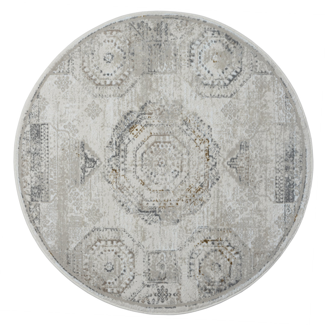 Teppich Anatolia im Kazak-Design, creme