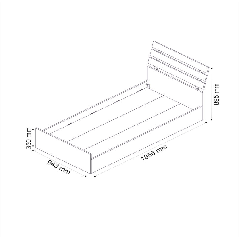 Abbygaile Sleigh Bed