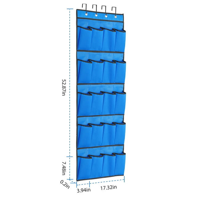 Organisateur de porte Cothern Farbic, Bleu