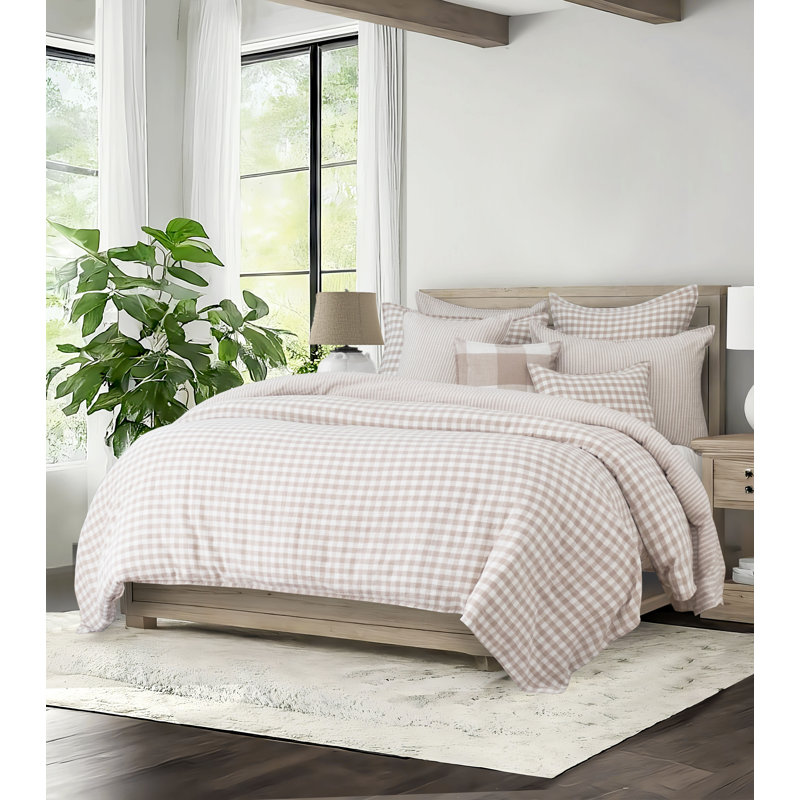 Ensemble de couvre-lit 8 pièces, Couvre-lit double + 7 pièces supplémentaires, Naturel