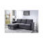 Canapé-lit modulaire en velours réversible Purwokerto