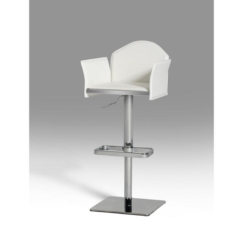 Tabouret de bar Hazlehurst, Blanc