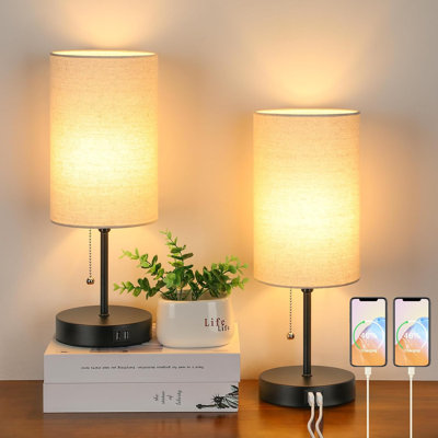 Lampe de table en métal Cullerton