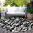 Machine Washable Indoor/Outdoor Chantille Black Rug-1120073859