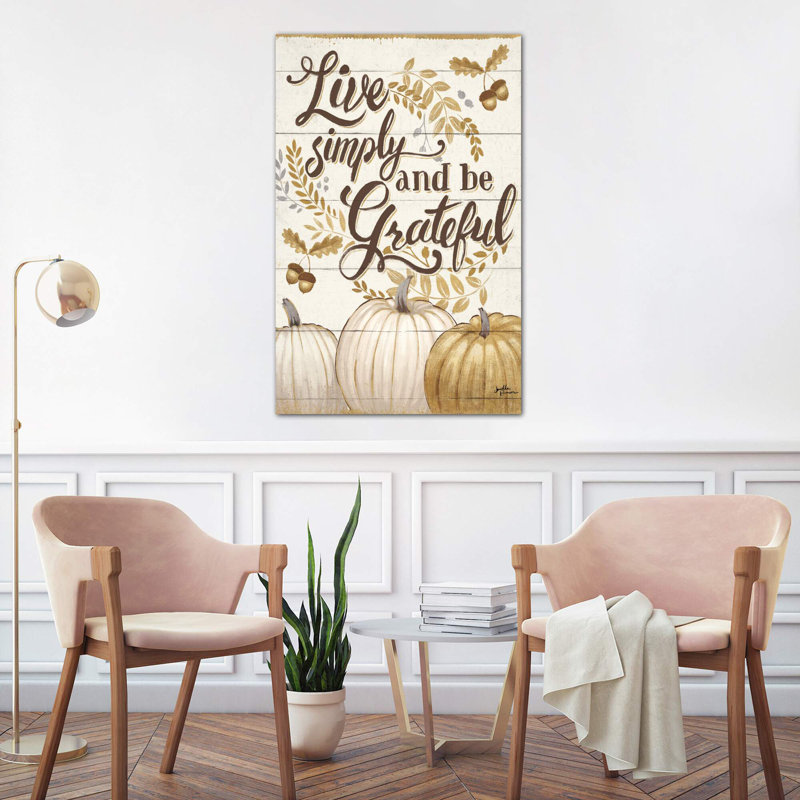 Grateful Season I by Janelle Penner - Wrapped Canvas Print, 66.04 cm H x 45.72 cm W x 1.91 cm D