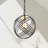 Rappaport 1 - Light Black/Gold Single Pendant