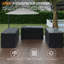 Ensemble de conversation modulaire en rotin pour 5 personnes Earling-97787887