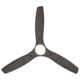 Skylark 3 - Blade Indoor/Outdoor Smart Ceiling Fan with Adjustable CCT 2700K-3000K-4000K-5000K LED Light Kit and Remote Control Included, Works With Alexa and iOS or Android App