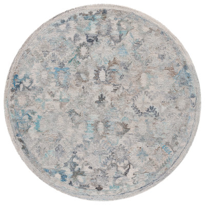 Tapis bleu clair / beige Ceola 126