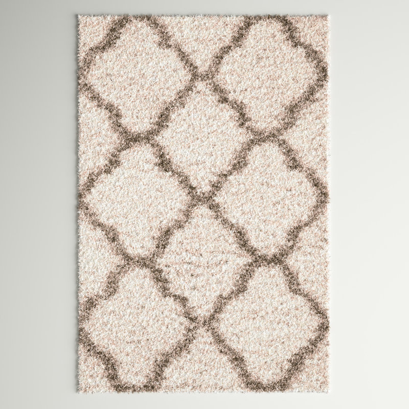 Alonnah Sgd-Dallas Shag Performance Geometric Rug, Rectangle 8' x 10'