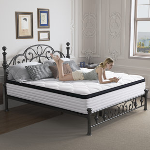 22cm  and 25cm No-Noise Pocket Sprung and Memory Foam Mattress Plush Feeling, Mattress in a Box