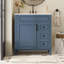 Meuble-lavabo 30 po avec lavabo en céramique, armoire avec 2 tiroirs et tablette réglable-728401208