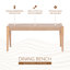 Banc en bois massif Aniek-1219734991