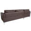 Canapé avec méridienne réversible avec repose-pieds de 112,5 po de large Coveale-74866575