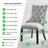Edward Luxury Tufted Velvet Upholstered Dining Chairs Classic Design-1004462128-974414753