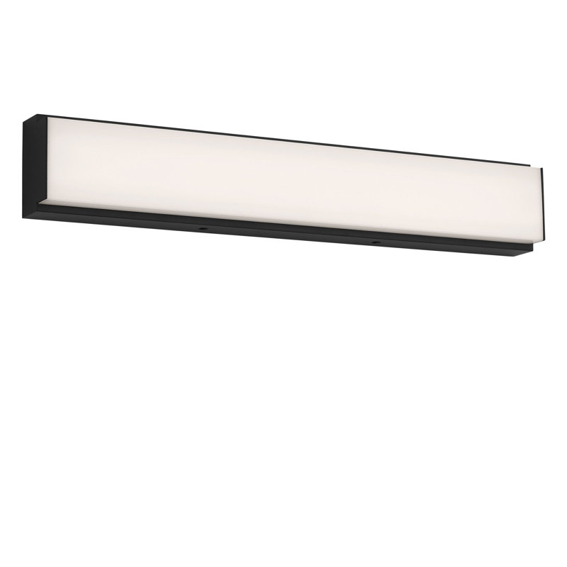 Meuble-lavabo à DEL, H 3 po x l 18 po x P 1,87 po, Nuit noire