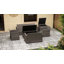 Wicker 7 - Person Garden Lounge Set with Cushions-1459377124