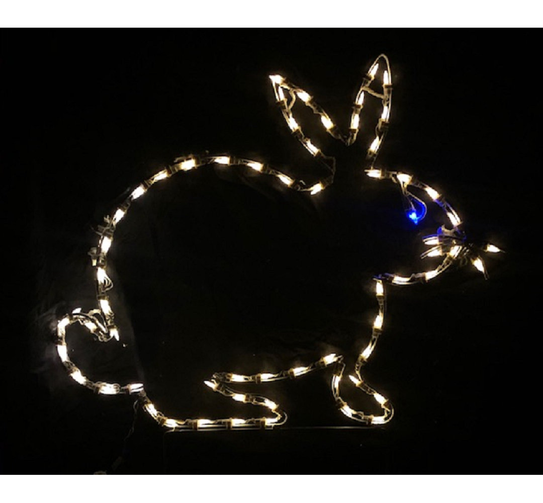 Easter Rabbit Holiday Lighted Display Lori's Lighted D'Lites