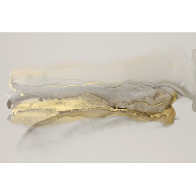 Wann Abstract Smoke Watercolour Painting - Wrapped Canvas Painting