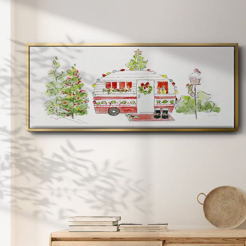 Holiday Camper II- Framed Canvas