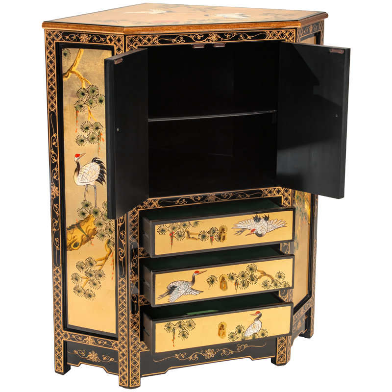 Abigailmarie Solid Wood Accent Cabinet
