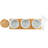 Gibson Elite Gracious Dining 10 Piece Fine Ceramic Condiment Jars Serving Set In White