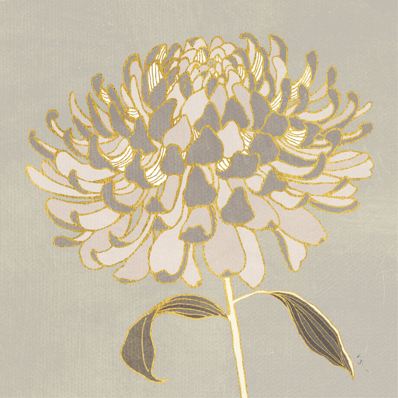 Sarahs Garden Gatsby IV by Sarah Adams - Wrapped Canvas Print, 76cm H x 76cm W x 3.8cm D