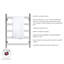 Chauffe-serviettes électrique mural avec chauffe-plat 5 plats-45087755