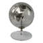 Globe terrestre moderne en verre avec base en métal pour la décoration intérieure