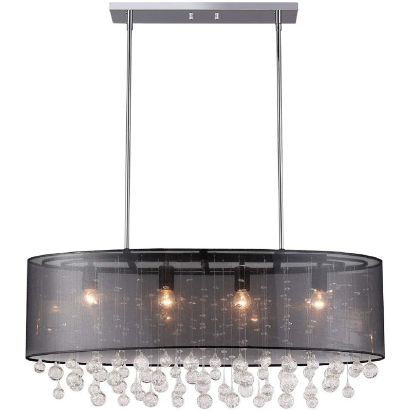 Lustre tambour 4 lumières Galle
