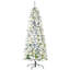 Sapin de Noël artificiel enneigé 6 pi avec lumières réalistes, 250 lumières DEL et 462 pointes