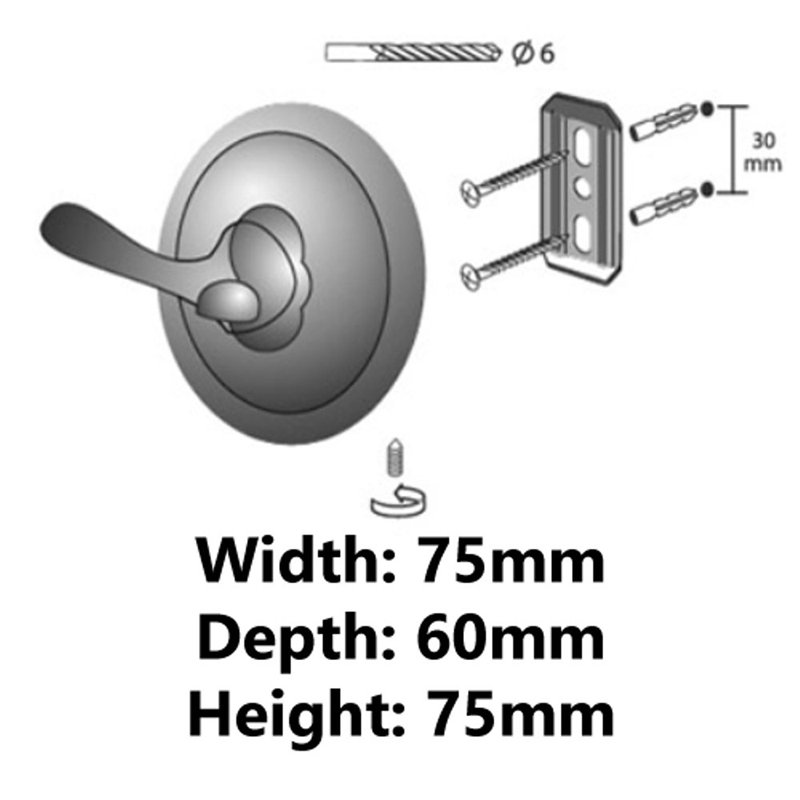Charter Wall Mounted Towel Hook