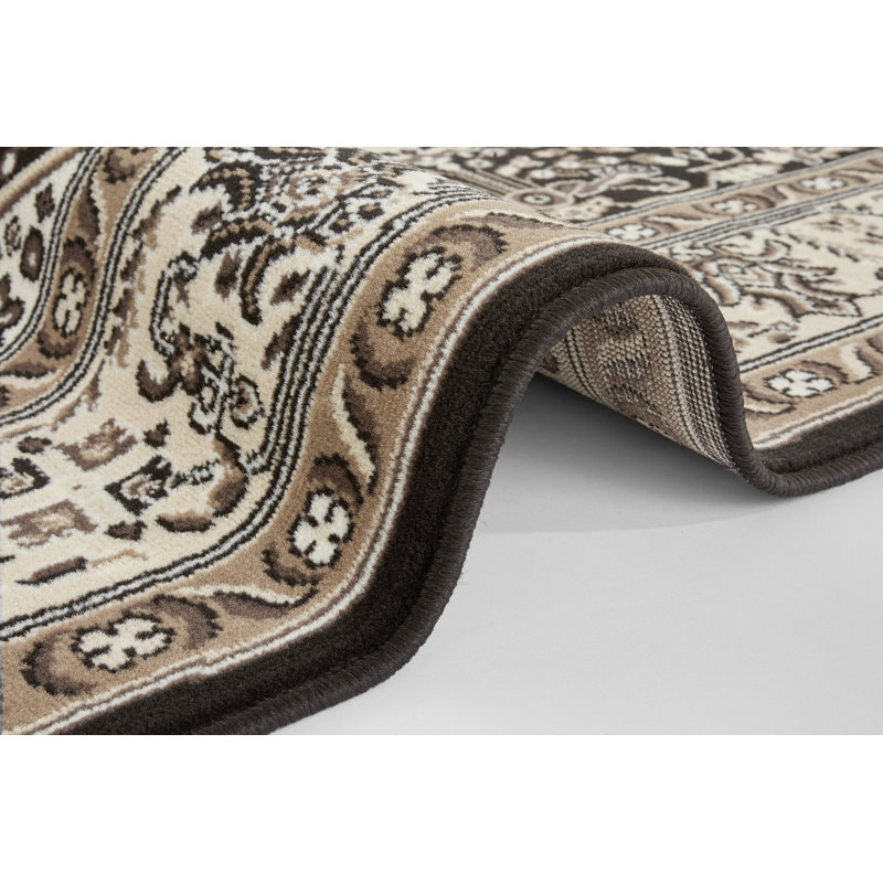 Skazar Isfahan Tufted Brown Rug, Rectangle 200 x 290cm