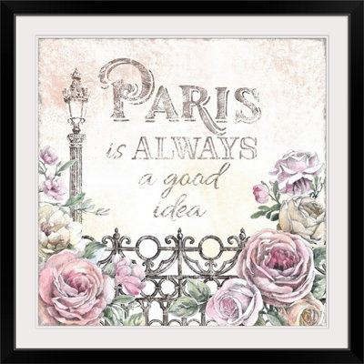 « iv », reproduction d’impression Paris Roses