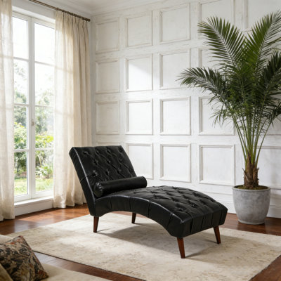 Chaise longue rembourrée